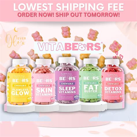 EG ONHAND VitaBears (Vita Bears) Skin Vitamins 60 Gummies (Healthy Skin ...