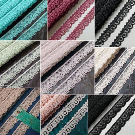 Jual Renda Stretch Cm Varian Warna Motif Cantik Per Cm Shopee