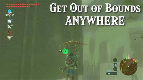 How To Get Out Of Bounds ANYWHERE You Like In Zelda Breath Of The Wild