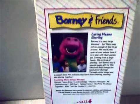 Barney Friends Caring Means Sharing