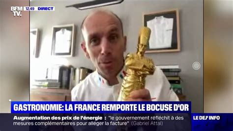 Davy Tissot vainqueur du Bocuse d Or 2021 est très fier d avoir