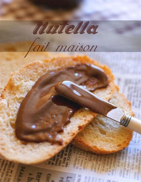 Nutella Fait Maison Amour De Cuisine