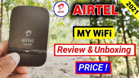 Airtel My Wifi Hotspot Unboxing Review 2021 Airtel WiFi Price 2021