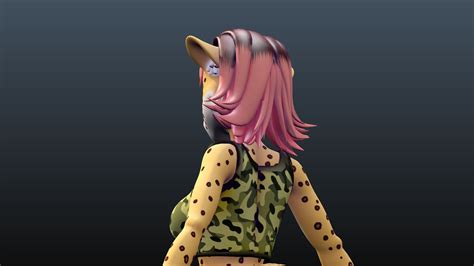 Leopard Girl Furry Nsfw 3d Model 75 Blend Free3d