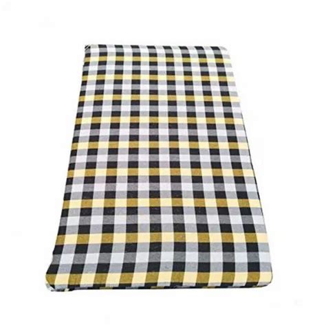 Soft Cotton Check Mattress Fabric 100 150 Gsm At Rs 32 Meter In Meerut