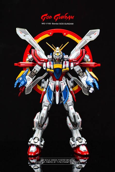 Custom Build Mg 1100 God Gundam Improved