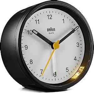 Braun Classic Analogue Alarm Clock With Snooze And Light Quiet Quartz