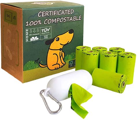 Compostable Leak Proof Home Compostable Pet Waste Bags M - QINGDAO ...