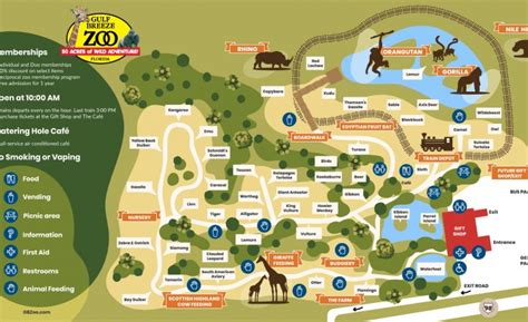 Granby Zoo Park Map