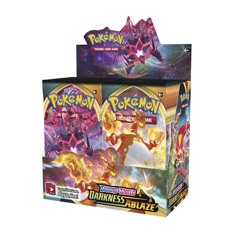 Pokémon TCG Sword Shield Darkness Ablaze 36 Booster Packs