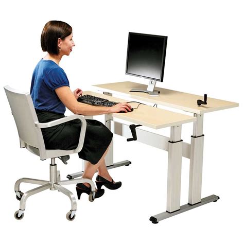 Hand Crank Bi Level Workstations