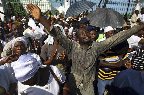 Haitians Mourn On One Month Anniversary Of Quake Haitians Flickr