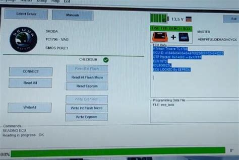 How To Unlock VAG Simos PCR2 1 On Bench By KT200 FoxFlash