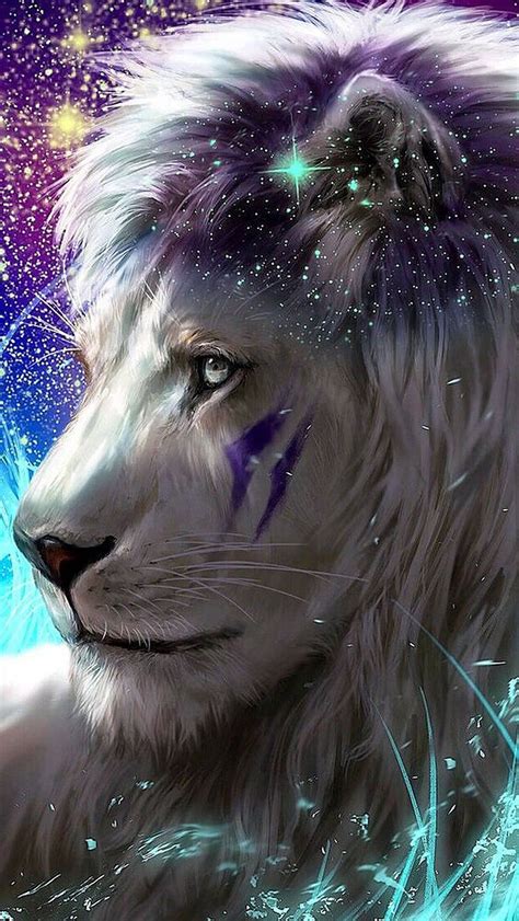 Galaxy Lion Wallpaper