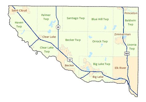 Sherburne County Maps