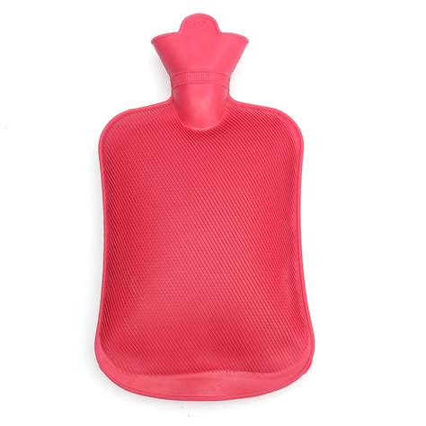 1750ML Natural Rubber Heat Water Bottle Hot Cold Therapy Warmer Bag Relaxing Winter Thick For