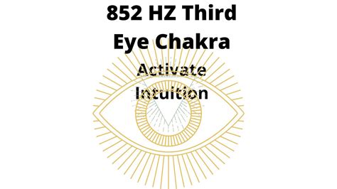 Hz Activate Crystal Clear Intuition Open Third Eye Chakra Youtube