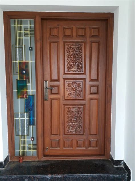 Solid Wood Front Door Door Design Wood Single Main Door Designs