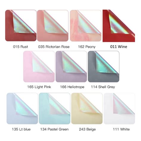 Jual BICOLOR HOLOGRAPHIC CELLOPHANE LEMBARAN 60 X 60 Cm Kertas