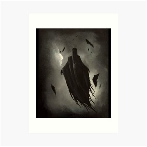 "Floating Spirit Background Silhouette" Art Print for Sale by ...