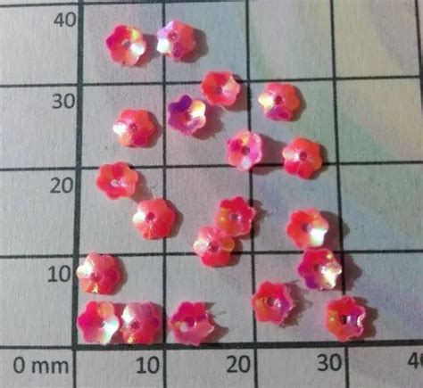 Plastic Pink 5mm Flower Sequins Neon Sequence At Rs 650 Kilogram In