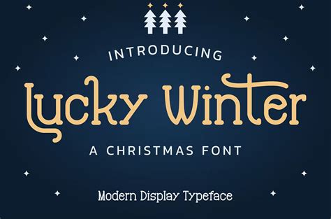 Lucky Winter Christmas Font - FreeDaFonts