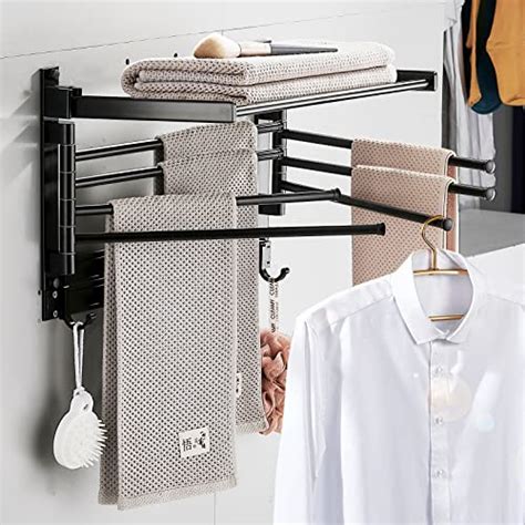 Auropeak Clothes Drying Rack Wall Mounted Laundry Drying Rack Clothing