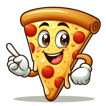 Clipart De Fatia De Pizza De Desenho Animado De Queijo Para Crianças