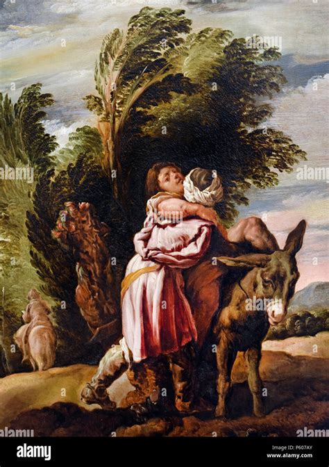 The Parable Of The Good Samaritan 1620 By Domenico Fetti Hi Res Stock