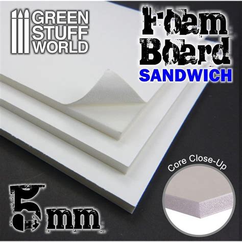 Foamboard 5 mm - foam panel 5 mm