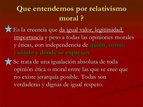 Relativismo Moral