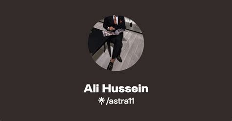 Ali Hussein Twitter Instagram Linktree