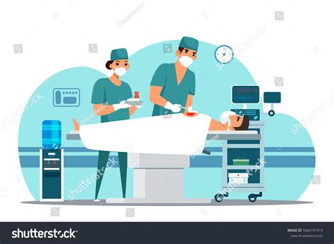 surgery doctor cartoon   royalty  licensable stock