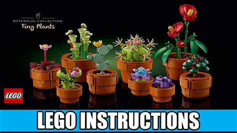 Lego Instructions Tiny Plants Icons All Books Youtube