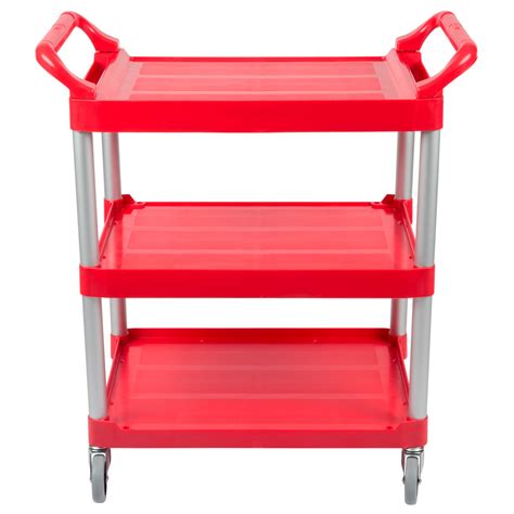 Rubbermaid Service Cart Red Holliston S Inc