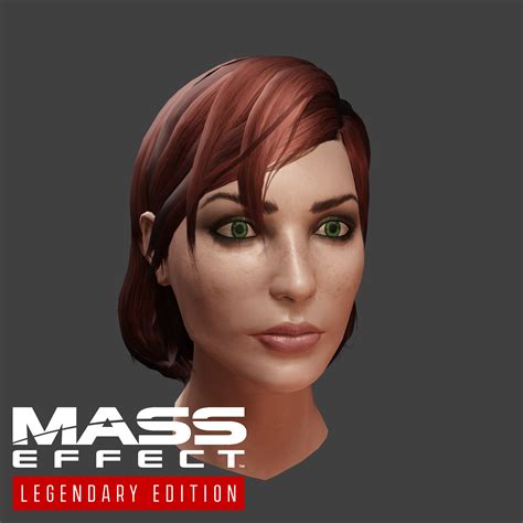 Mass Effect Legendary Edition Femshep Head Only By M4zter On Deviantart