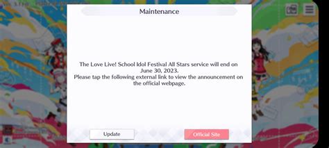 Love Live All Stars Has Now Been Shut Down The Game Is No Longer