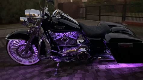 Harley Davidson Road King Flhr Rsd 2011 Black Chrom Cholo Bagger Led