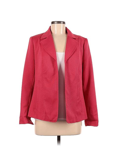 Tanjay Solid Colored Pink Blazer Size 10 69 Off Thredup