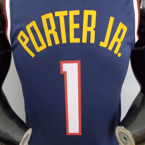 Regata Basquete Nba Denver Nuggets Porter Jr Azul Escuro Edi O Joga