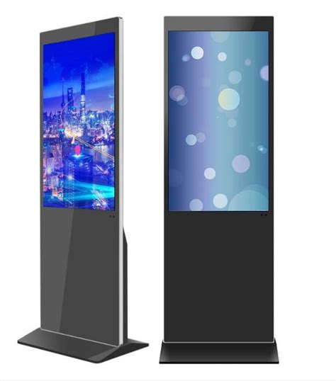 43 55 Inch Indoor Floor Standing Interactive Vertical Digital Signage