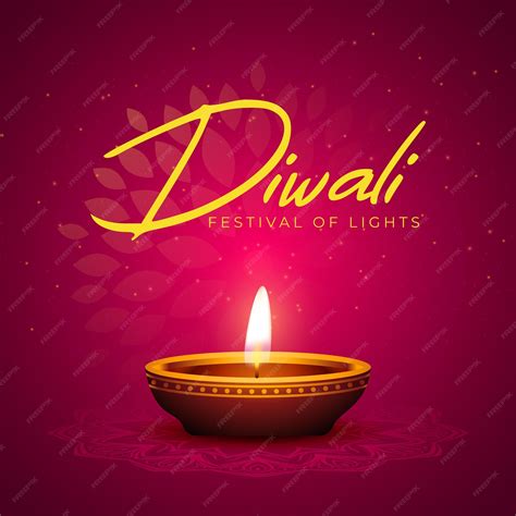 Premium Vector Happy Diwali Decorative Oil Lamp Festival Celebration