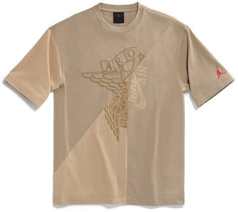 Travis Scott Cactus Jack X Jordan T Shirt Khakidesert Ss21