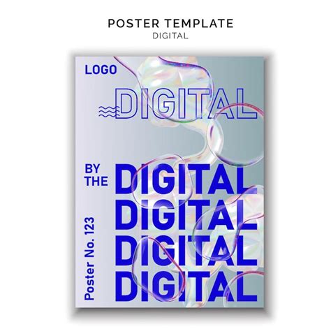 poster digital  psd high quality  psd templates