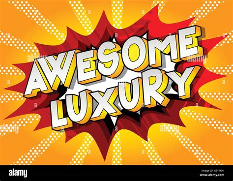 Awesome Luxury Vector Illustrated Comic Book Style Phrase On Abstract