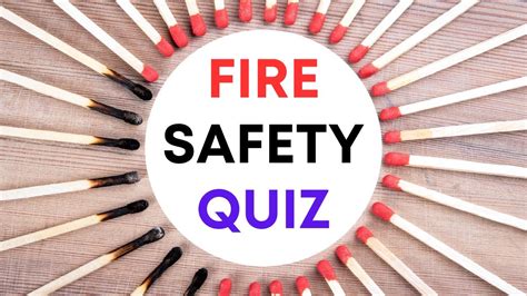 Fire Safety Quiz With Answers 🔥🧯 Fire Safety Quiz