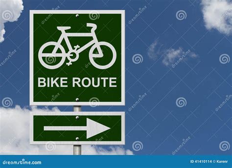 Bike Route Map Cycling Trip Road Country Path Bike Adventure Tour