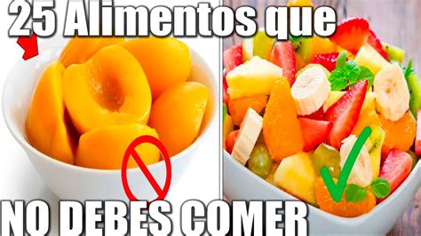 25 Alimentos Que Deberías Evitar En Tu Cocina Según La Organización Mundial De La Salud Youtube