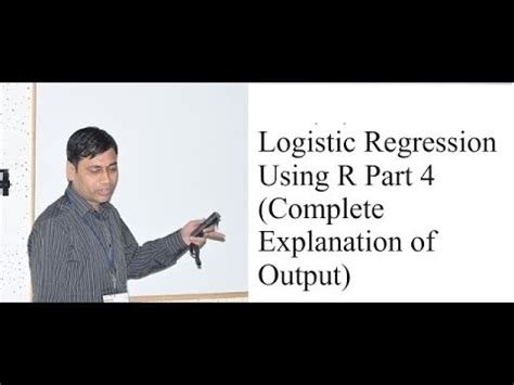 Logistic Regression Using R Part 4 Complete Explanation Of Output