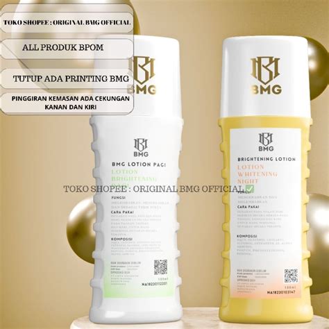 Jual Bmg Pabrik Ready Bmg Lotion Pagi Dan Malam Original Shopee